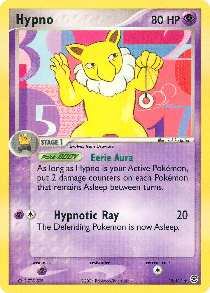 Hypno, FireRed & LeafGreen 25/112