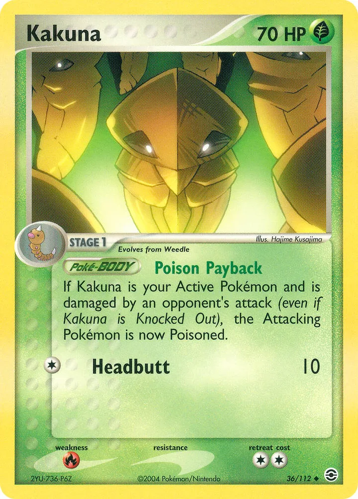 Kakuna, FireRed & LeafGreen 36/112