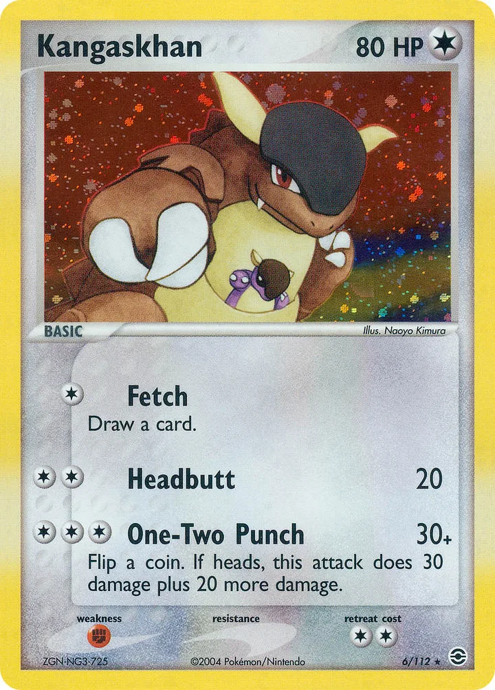 Kangaskhan, FireRed & LeafGreen 6/112