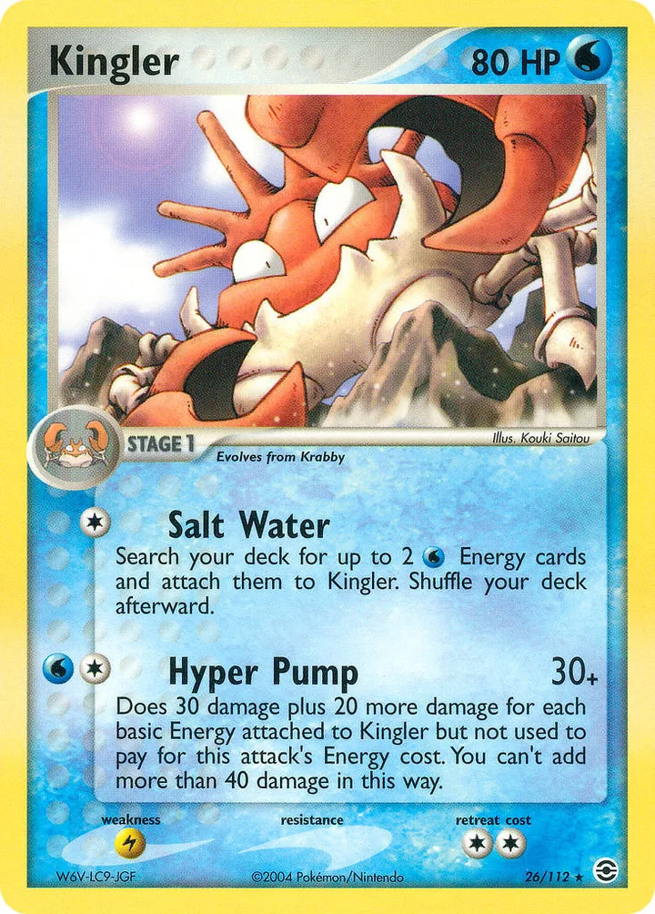 Kingler, FireRed & LeafGreen 26/112