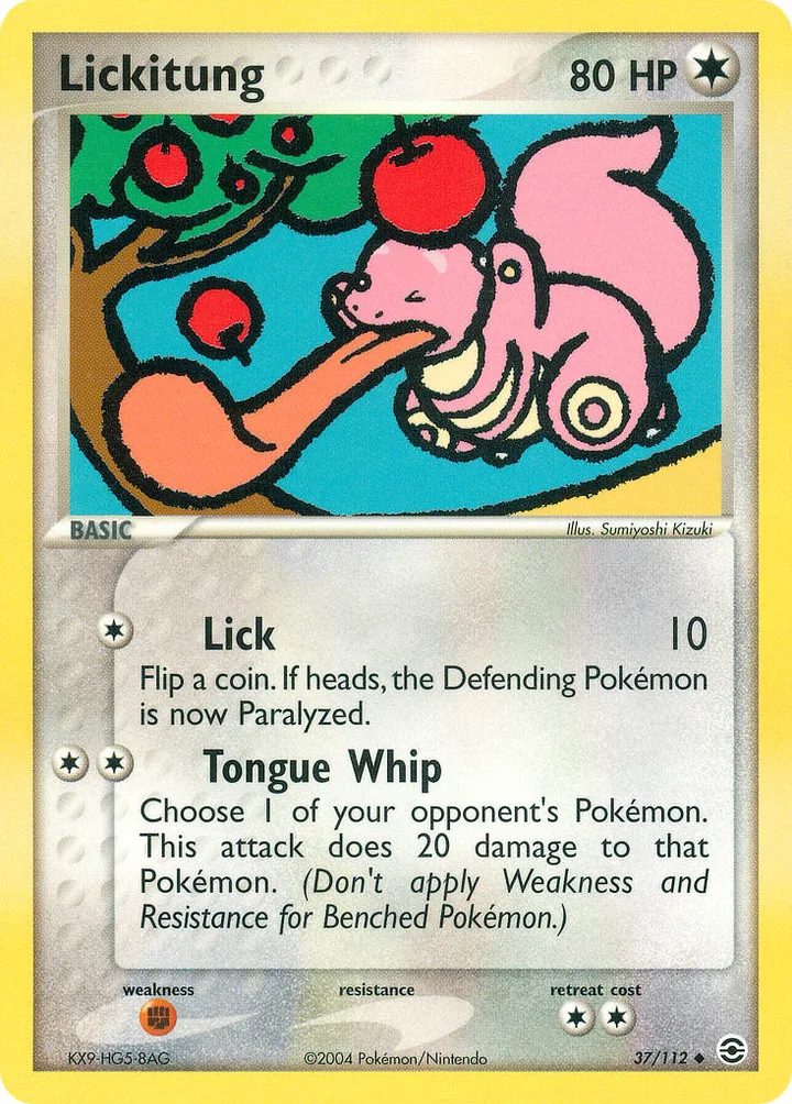 Lickitung, FireRed & LeafGreen 37/112