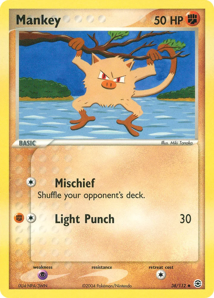 Mankey, FireRed & LeafGreen 38/112