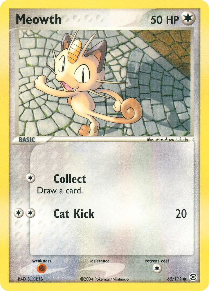 Meowth, FireRed & LeafGreen 69/112