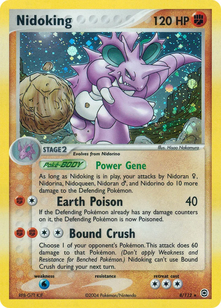 Nidoking, FireRed & LeafGreen 8/112