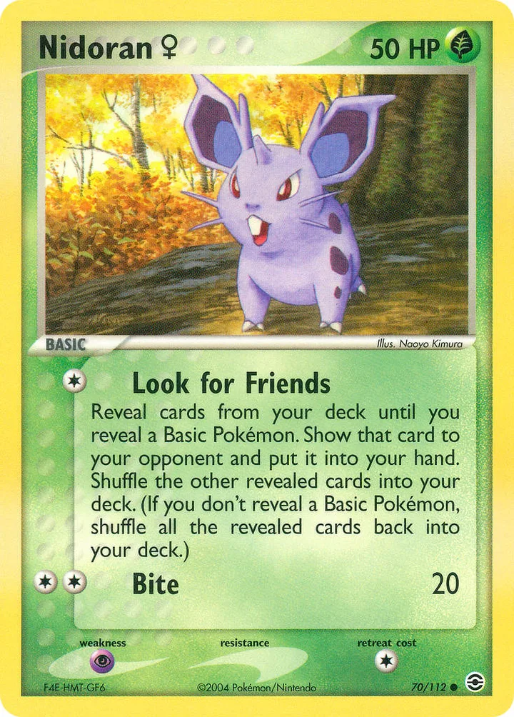 Nidoran Female, FireRed & LeafGreen 70/112