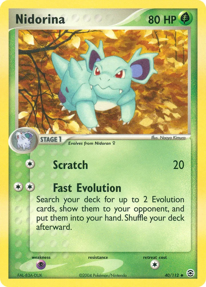 Nidorina, FireRed & LeafGreen 40/112
