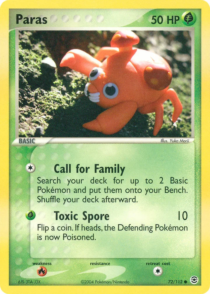 Paras, FireRed & LeafGreen 72/112