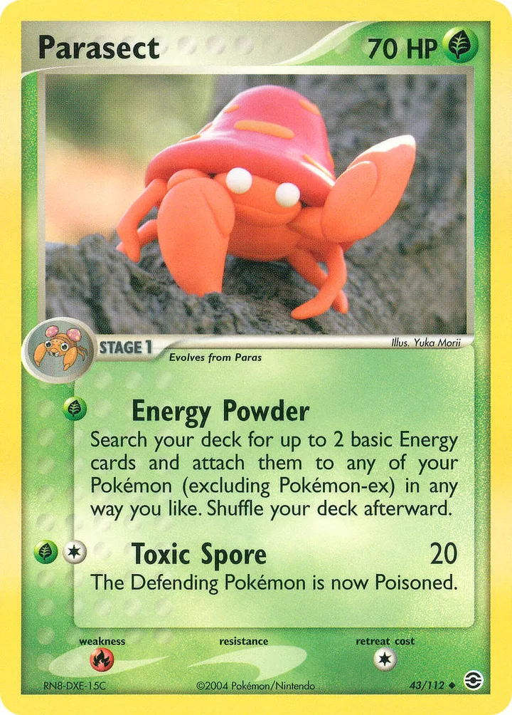 Parasect, FireRed & LeafGreen 43/112