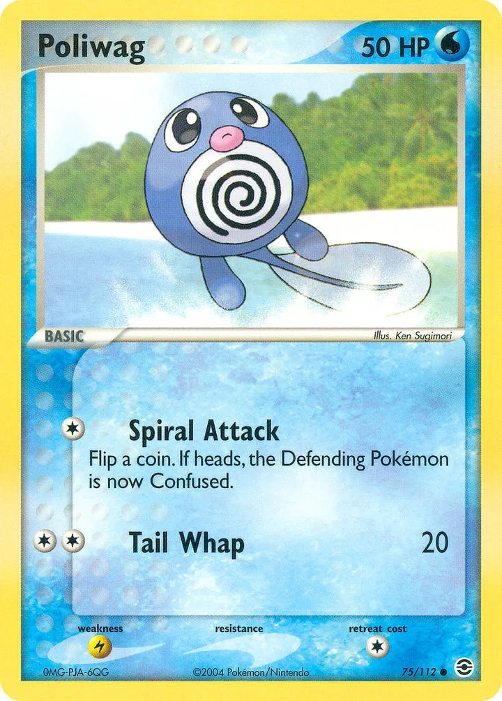 Poliwag, FireRed & LeafGreen 75/112