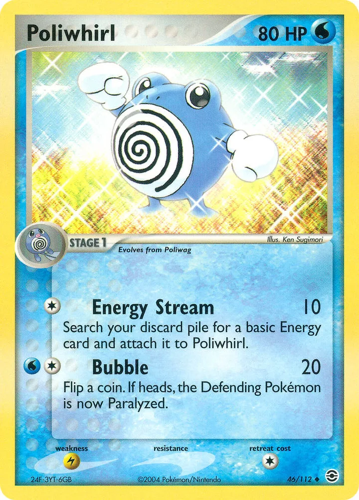 Poliwhirl, FireRed & LeafGreen 46/112