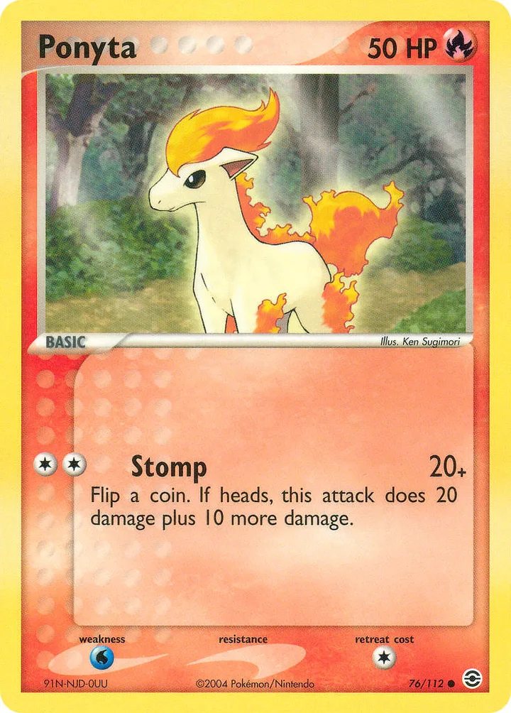 Ponyta, FireRed & LeafGreen 76/112