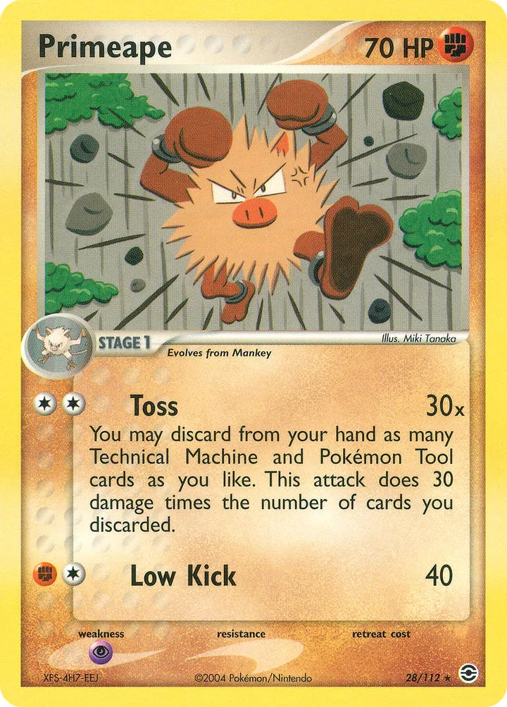 Primeape, FireRed & LeafGreen 28/112
