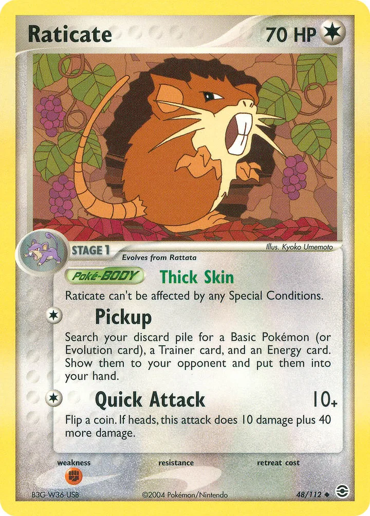 Raticate, FireRed & LeafGreen 48/112