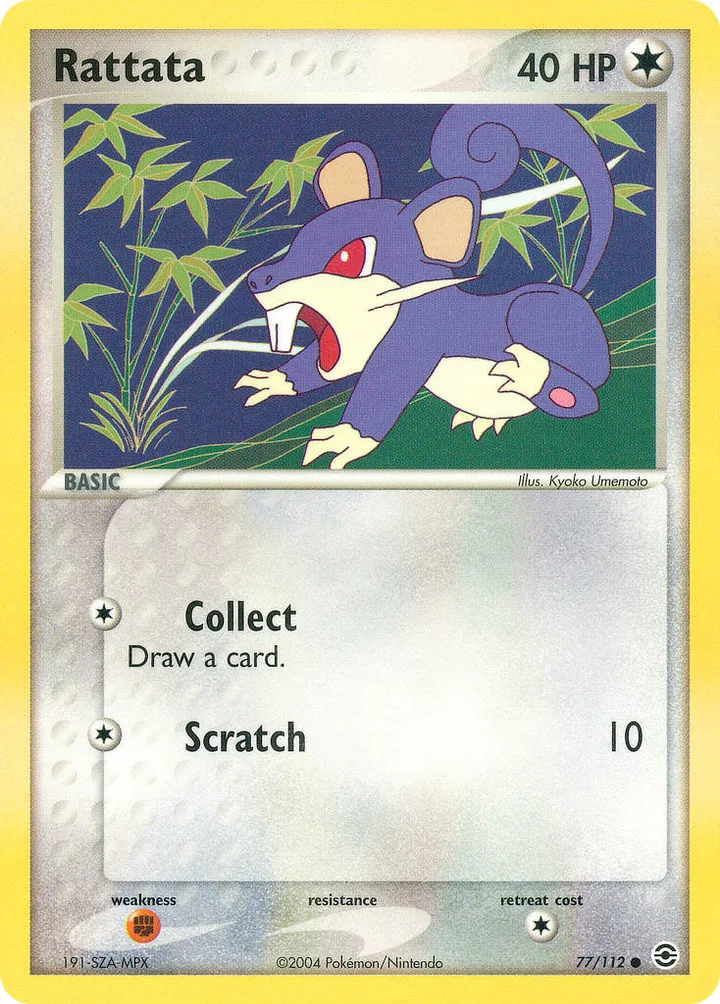 Rattata, FireRed & LeafGreen 77/112