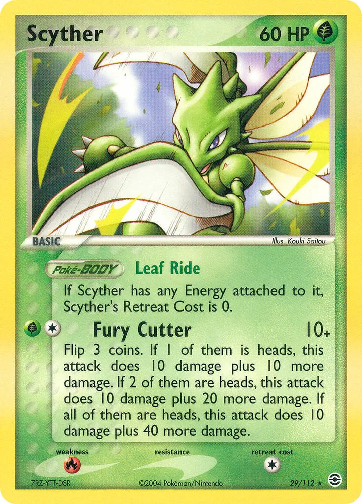 Scyther, FireRed & LeafGreen 29/112