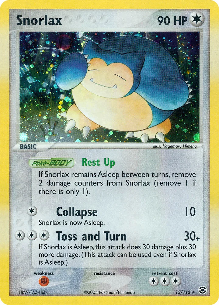 Snorlax, FireRed & LeafGreen 15/112
