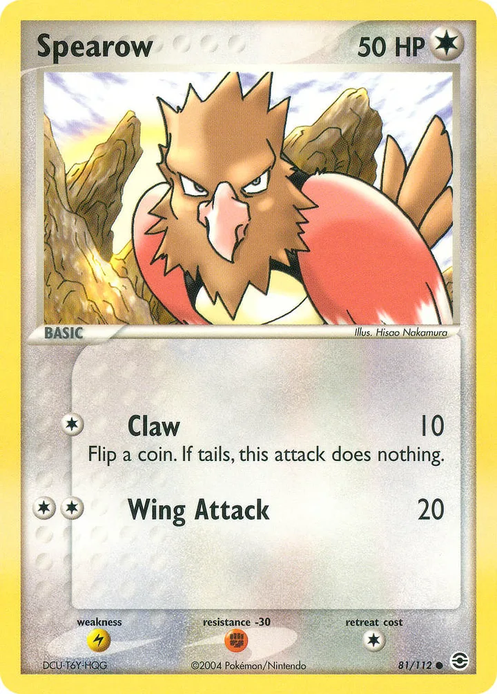 Spearow, FireRed & LeafGreen 81/112