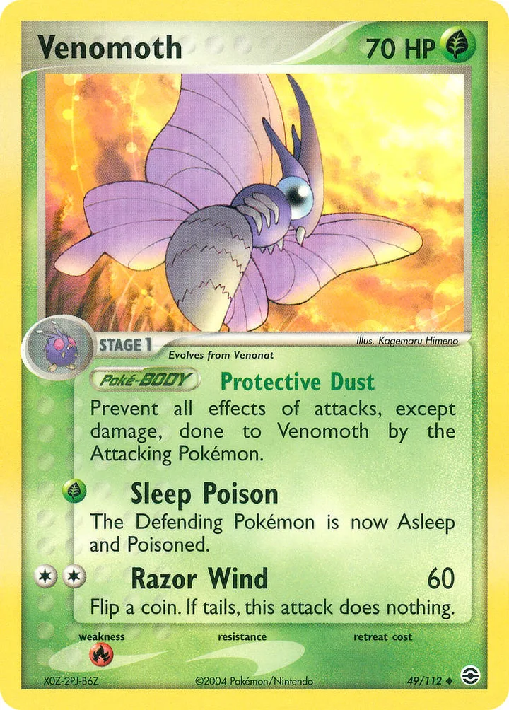 Venomoth, FireRed & LeafGreen 49/112