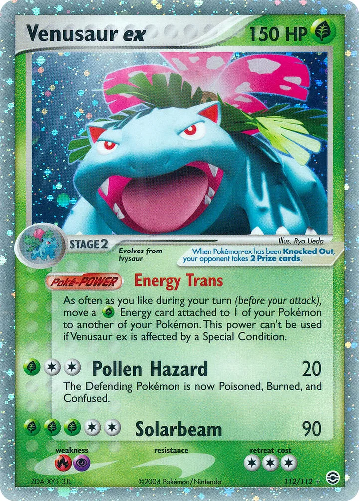 Venusaur ex, FireRed & LeafGreen 112/112