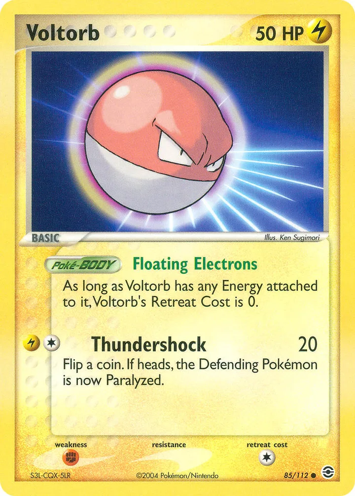 Voltorb, FireRed & LeafGreen 85/112