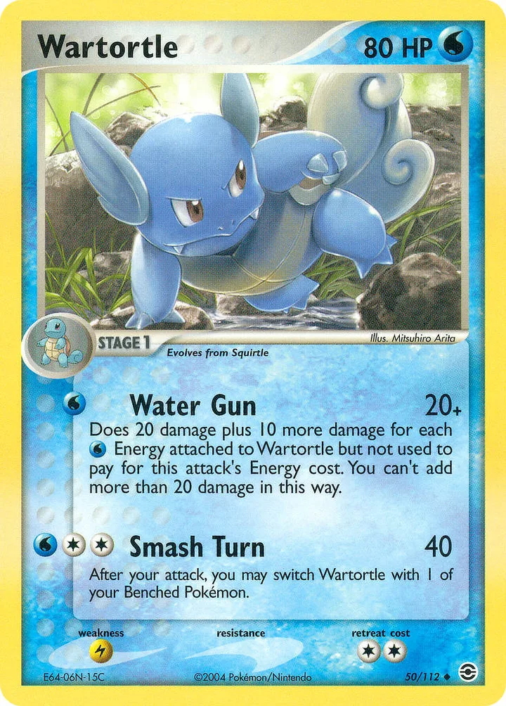 Wartortle, FireRed & LeafGreen 50/112