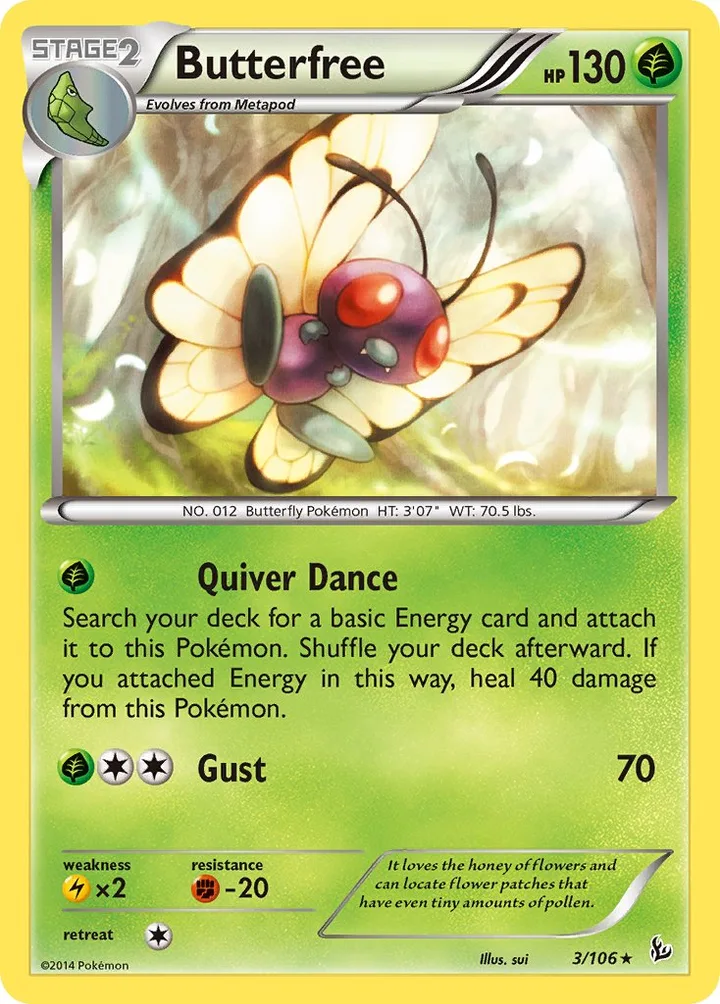 Butterfree, Flashfire 3/106