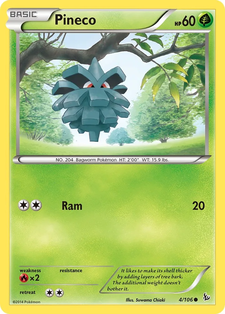 Pineco, Flashfire 4/106