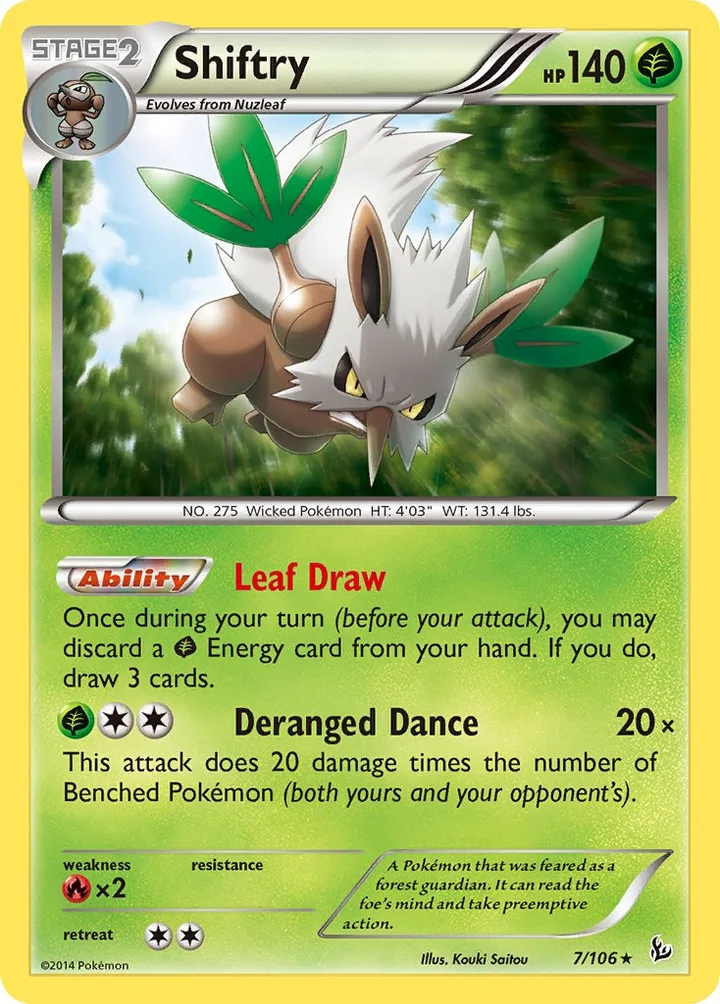 Shiftry, Flashfire 7/106