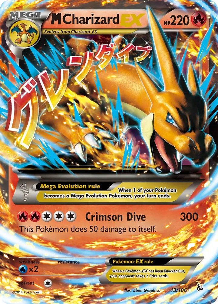 M Charizard-EX, Flashfire 13/106