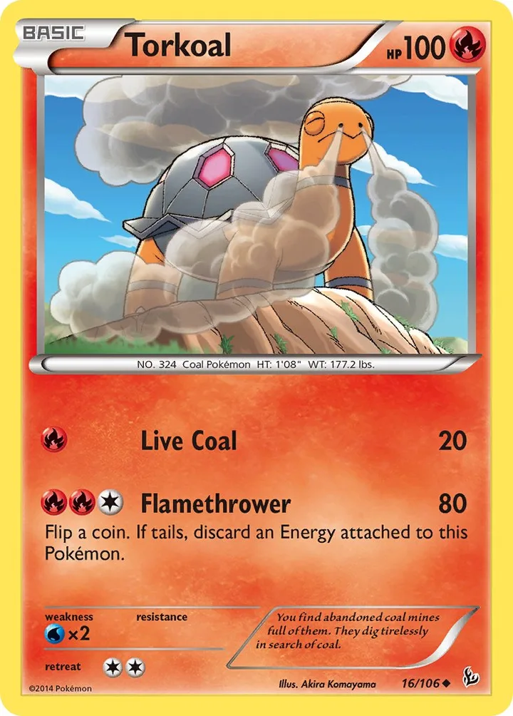 Torkoal, Flashfire 16/106