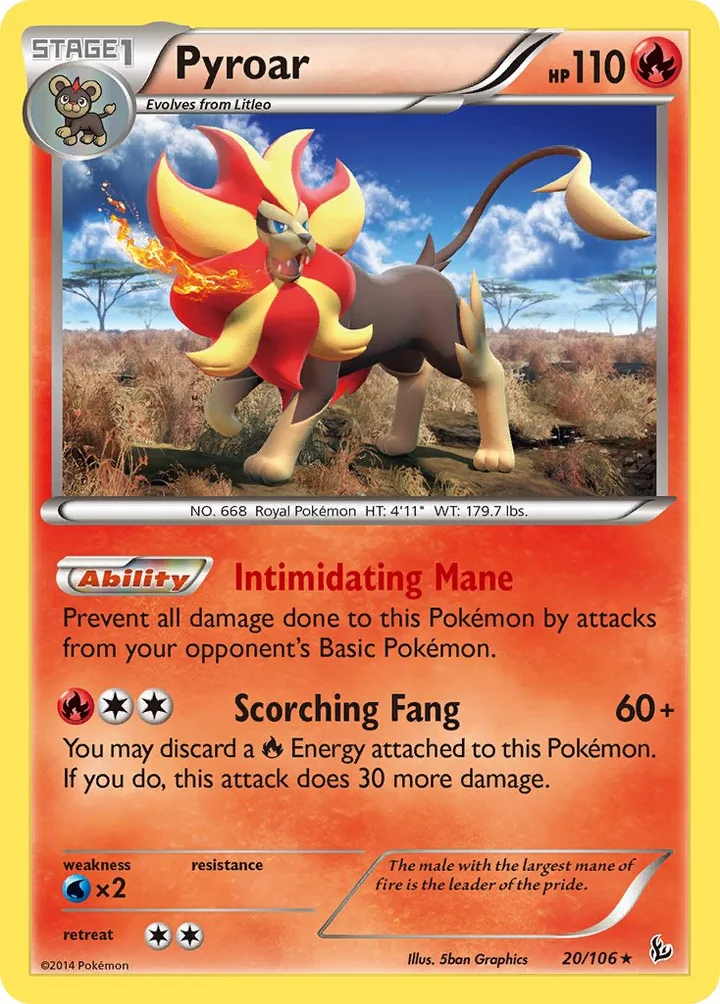 Pyroar, Flashfire 20/106