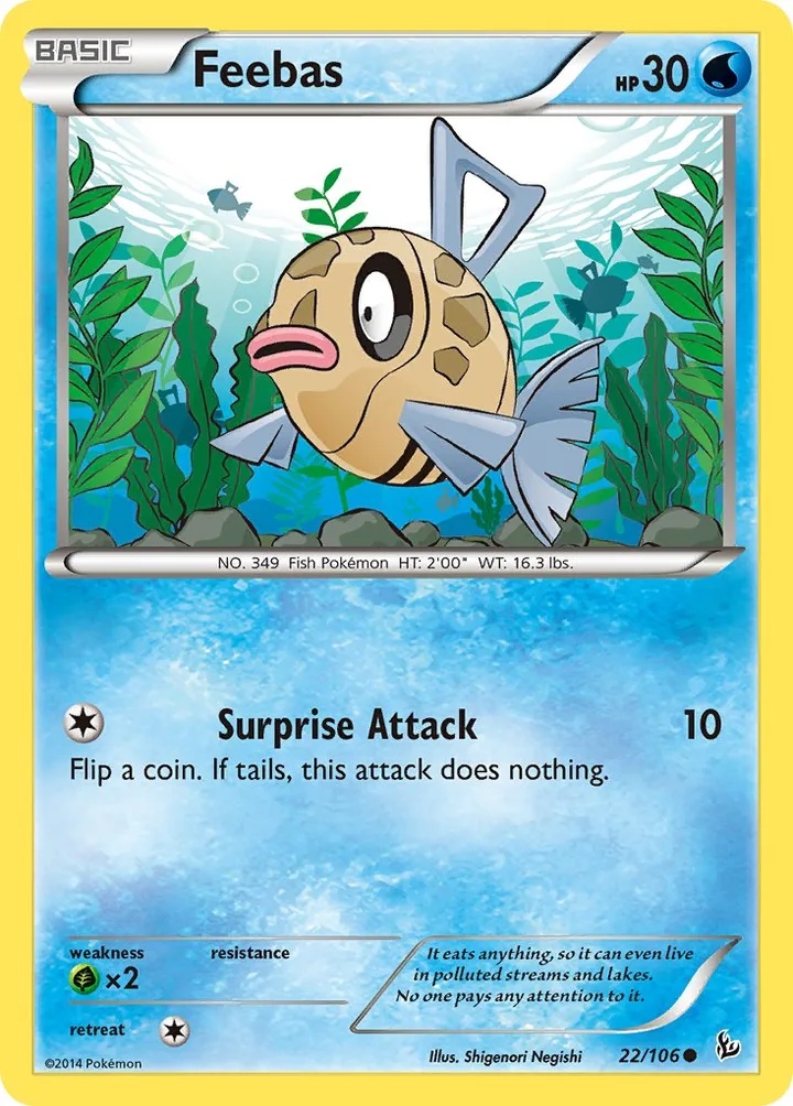 Feebas, Flashfire 22/106