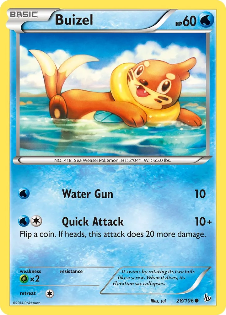 Buizel, Flashfire 28/106