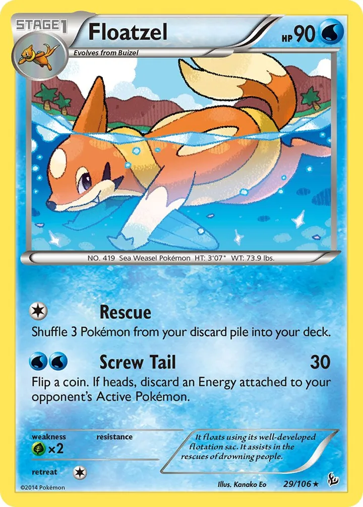 Floatzel, Flashfire 29/106