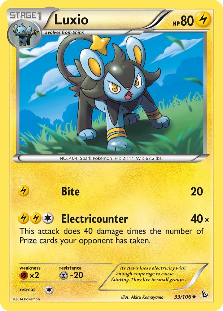 Luxio, Flashfire 33/106