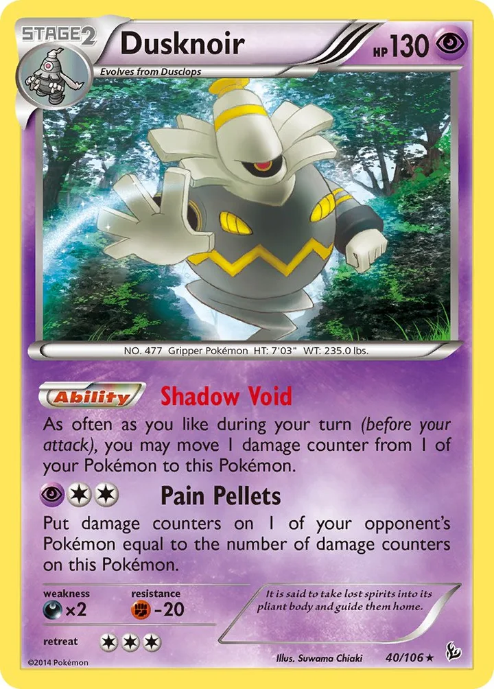 Dusknoir, Flashfire 40/106