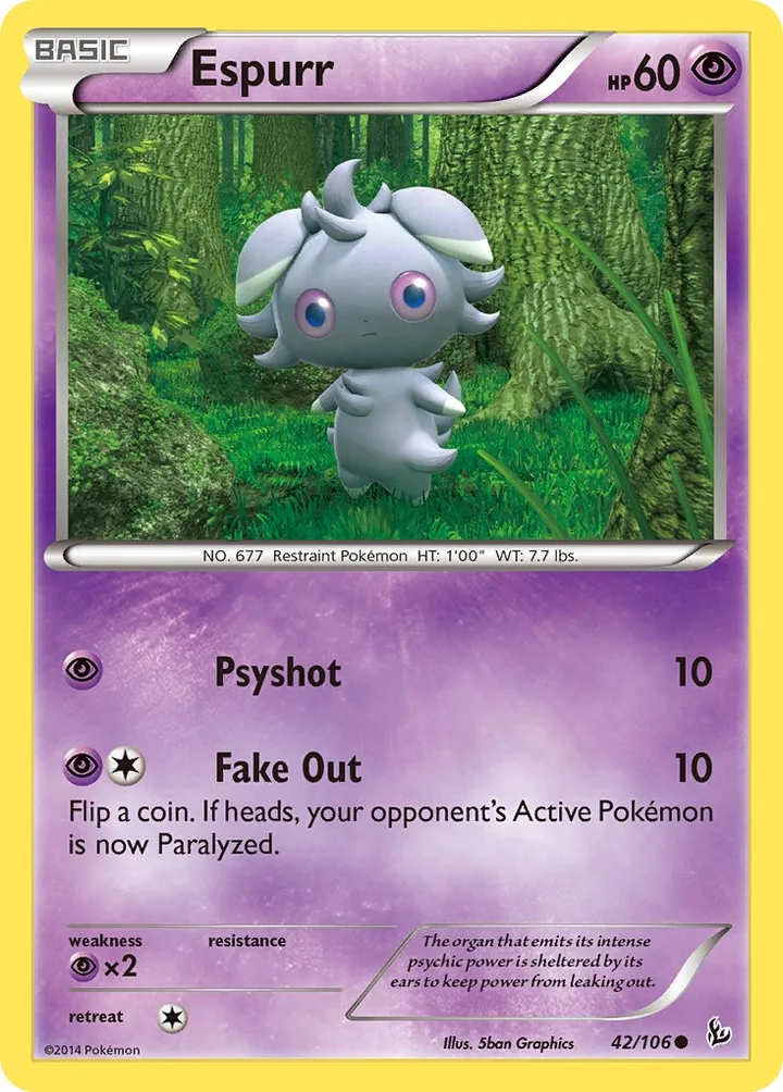 Espurr, Flashfire 42/106