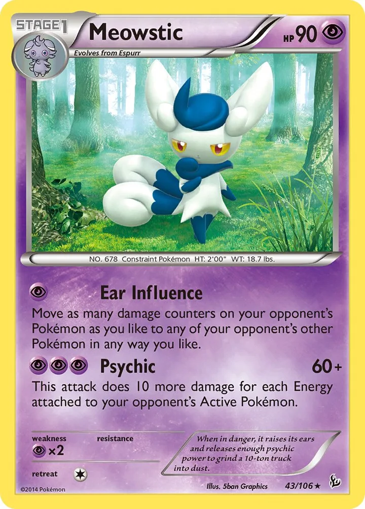 Meowstic, Flashfire 43/106