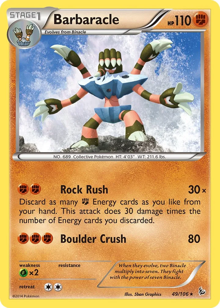 Barbaracle, Flashfire 49/106
