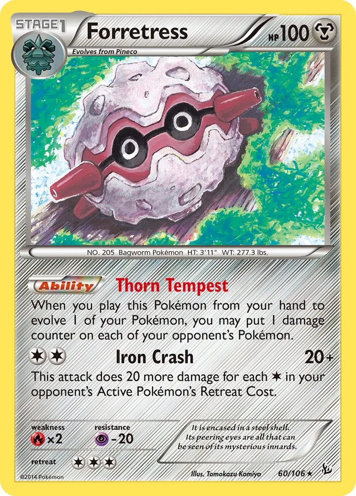 Forretress, Flashfire 60/106