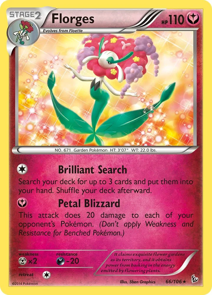 Florges, Flashfire 66/106