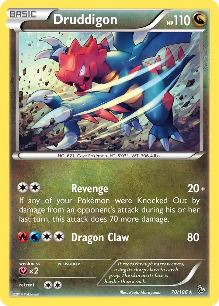 Druddigon, Flashfire 70/106