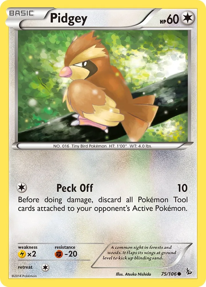 Pidgey, Flashfire 75/106