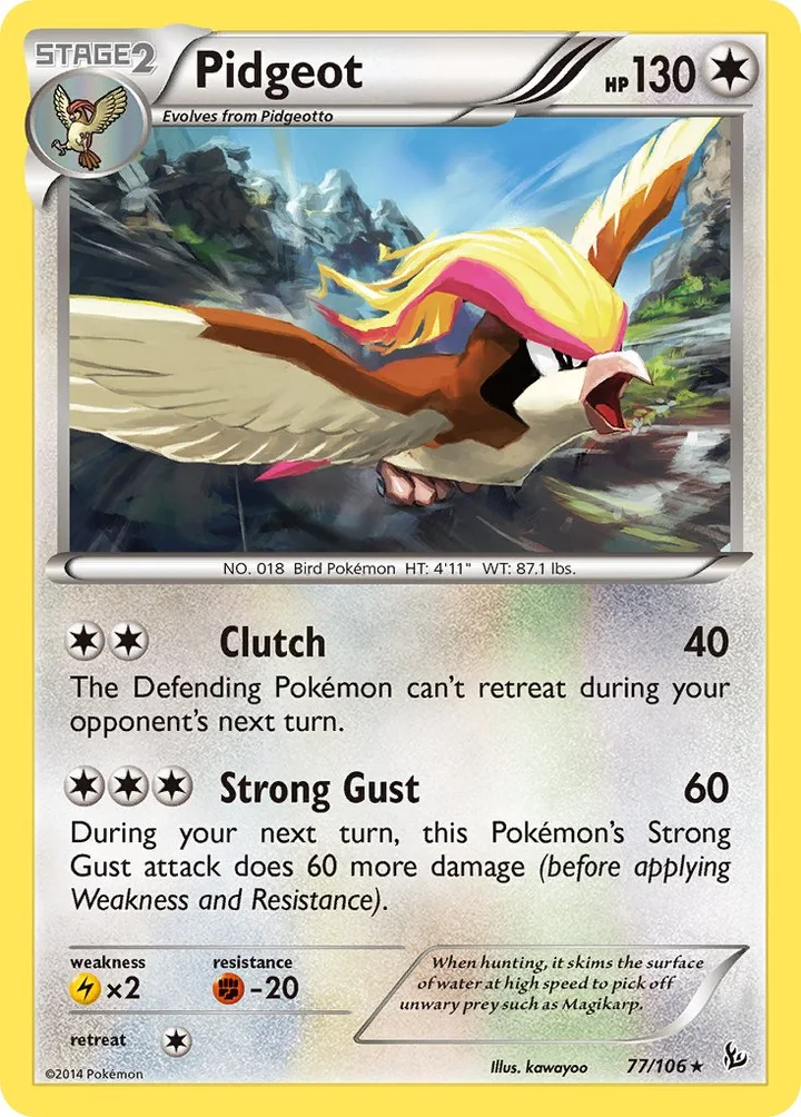 Pidgeot, Flashfire 77/106