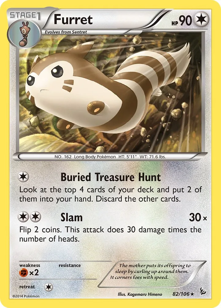 Furret, Flashfire 82/106