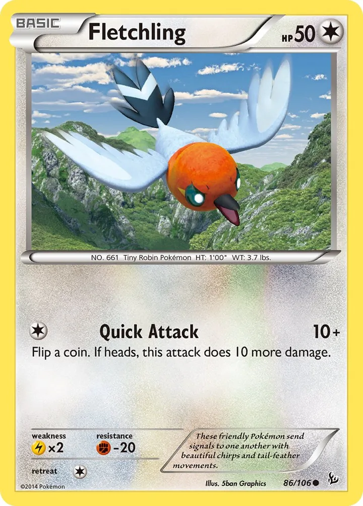 Fletchling, Flashfire 86/106