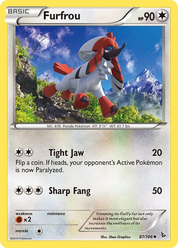 Furfrou, Flashfire 87/106