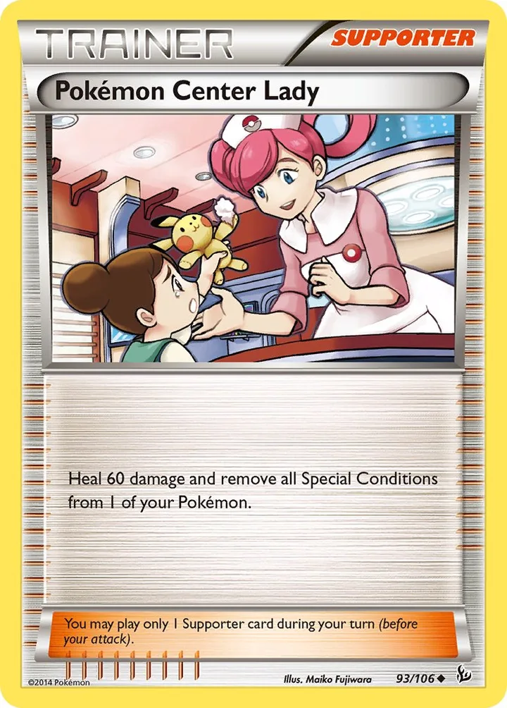 Pokémon Center Lady, Flashfire 93/106