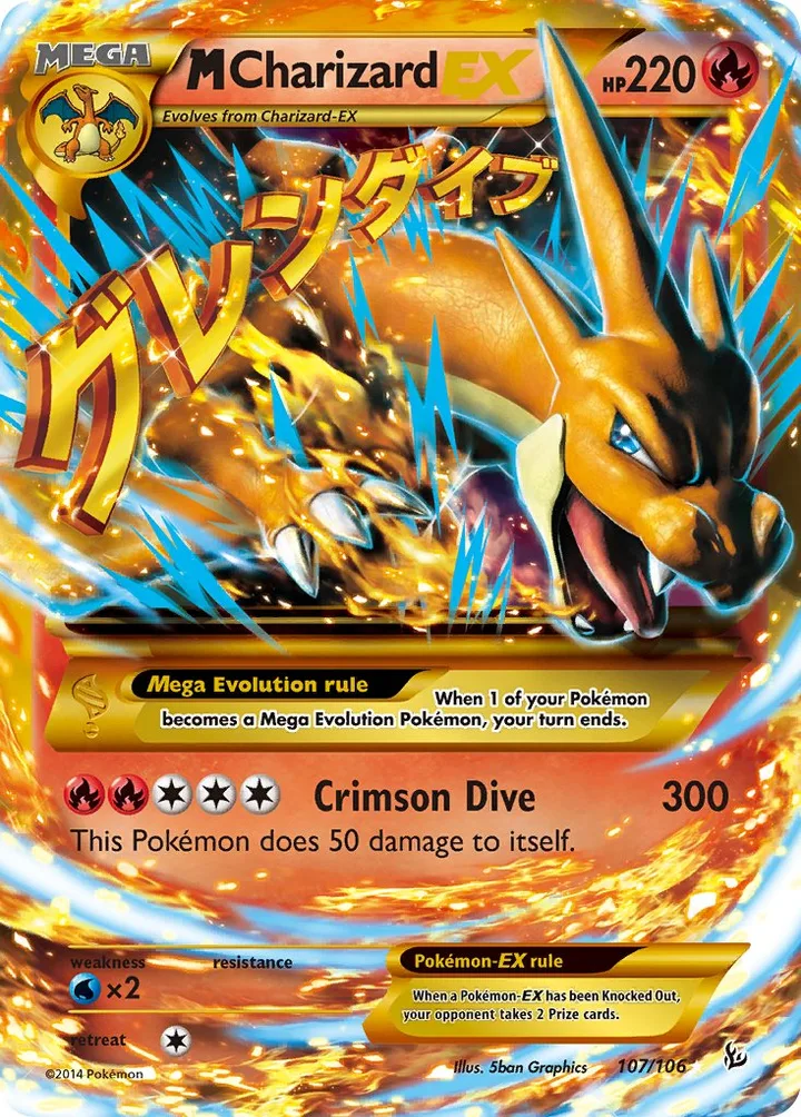 M Charizard-EX, Flashfire 107/106