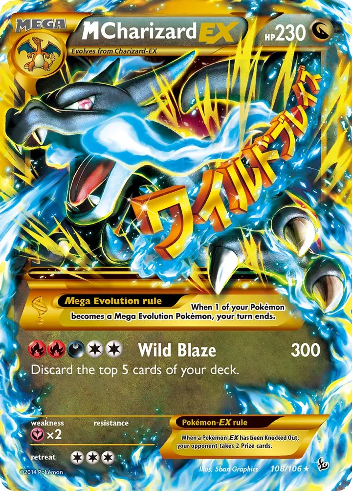 M Charizard-EX, Flashfire 108/106